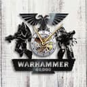 Warhammer 40k Vinyl Record Wall Clock Vector DXF CDR