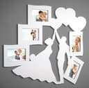 Wedding Collage Photo Frame CDR Vector File for Laser Cutting