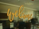 Welcome Script Sign Laser Cut Vector File