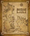 Westeros Map Game of Thrones Wall Art SVG Vector File