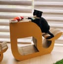 Whale Shaped Cat Scratcher and Bed Laser Cut Vector File