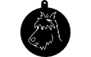 Wire Fox Terrier Dog Portrait Laser Cut DXF File