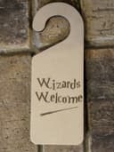 Wizards Welcome Door Hanger Laser Cut Vector File SVG
