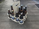 Wooden 12-Bottle Beer Caddy Laser Cut Vector File