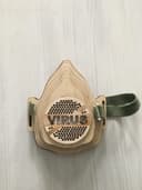 Wooden Virus Respirator Mask Laser Cut File Vector