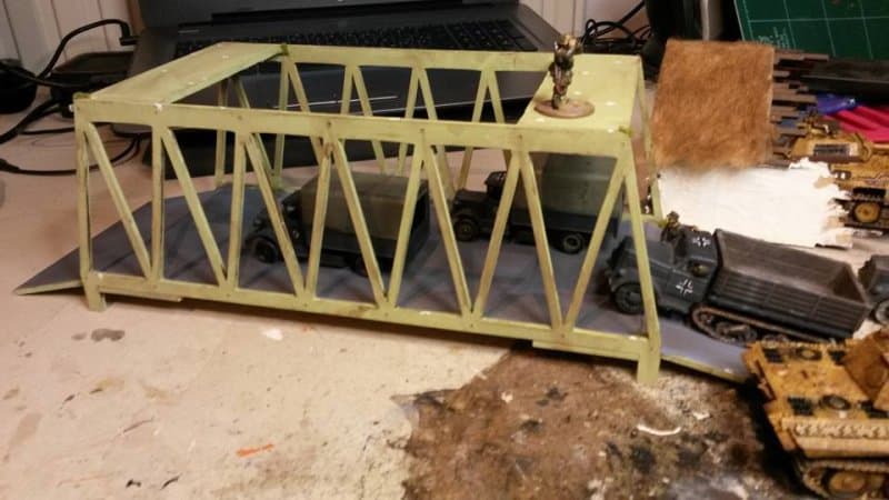 28mm Wargaming Truss Bridge Laser Cut Vector File SVG