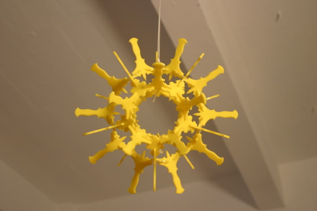 3D Geometric Radiolaria Ornament Laser Cut Vector DXF File