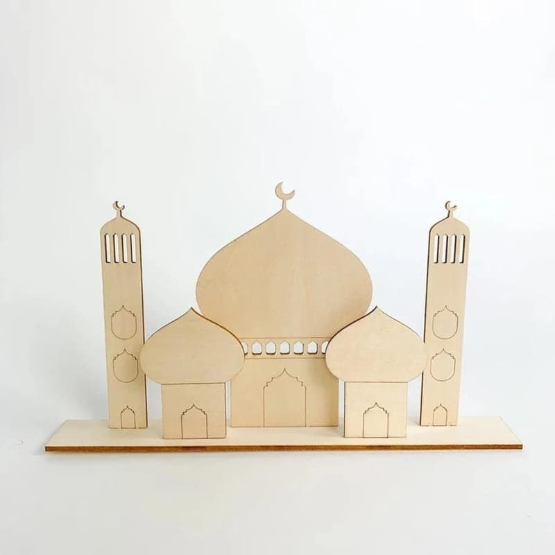 3D Mosque Tabletop Decor Laser Cut Vector File