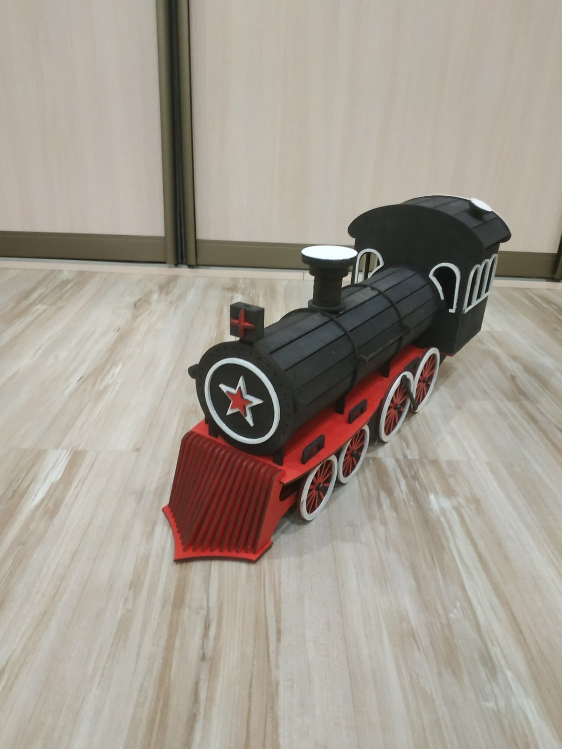 3D Steam Locomotive Train Laser Cut Vector Plan SVG