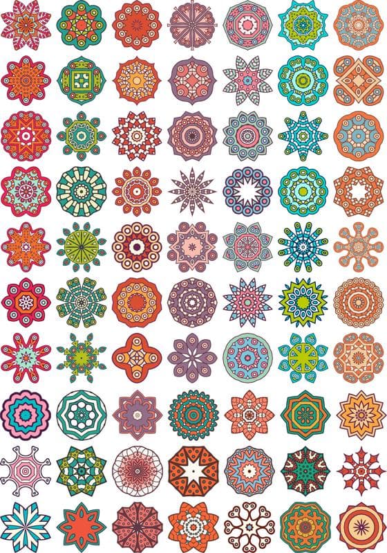 70 Ornamental Mandala Vector Collection for Laser Cutting