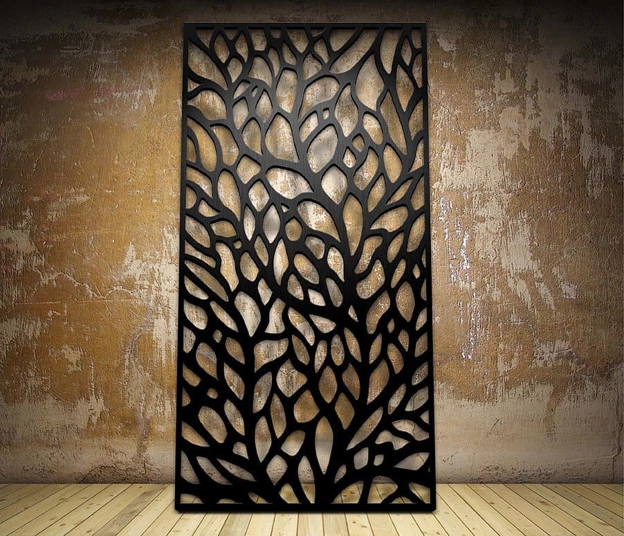 Abstract Organic Tree Branch Laser Cut Panel DXF File