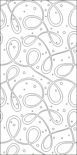 Abstract Swirl Pattern Vector File for Laser Cutting (DXF, SVG)