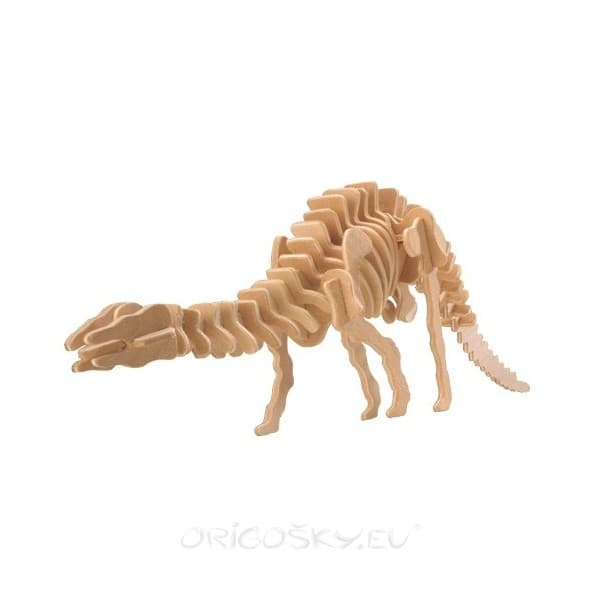 Apatosaurus 3D Puzzle Laser Cut Vector File (DXF)