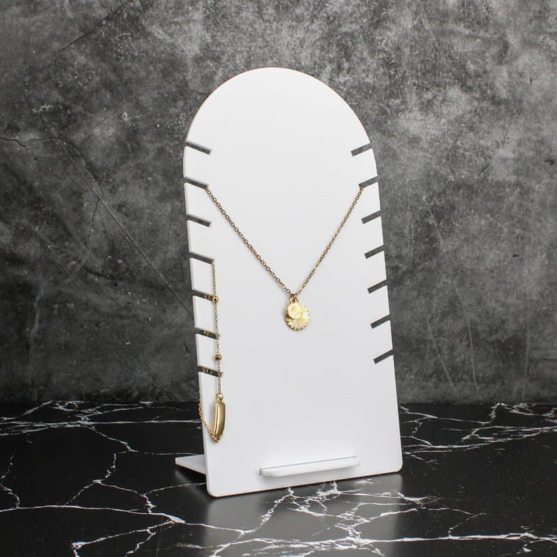 Arched Necklace Display Stand Laser Cut Vector File
