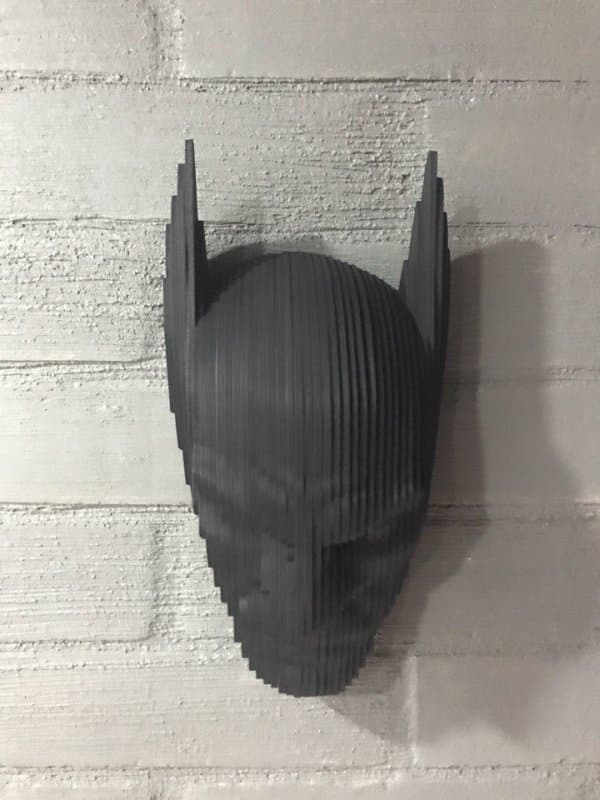 Batman Layered Slice Mask Laser Cut Vector File