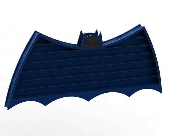 Batman Logo Wall Shelf Laser Cut Vector File