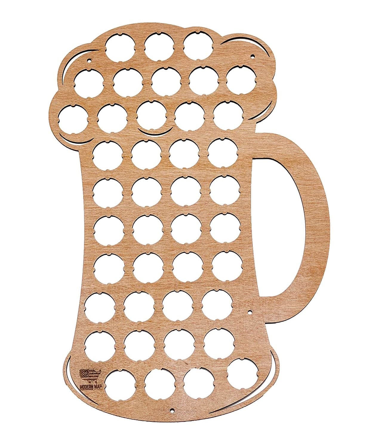 Beer Mug Bottle Cap Holder Laser Cut Vector File