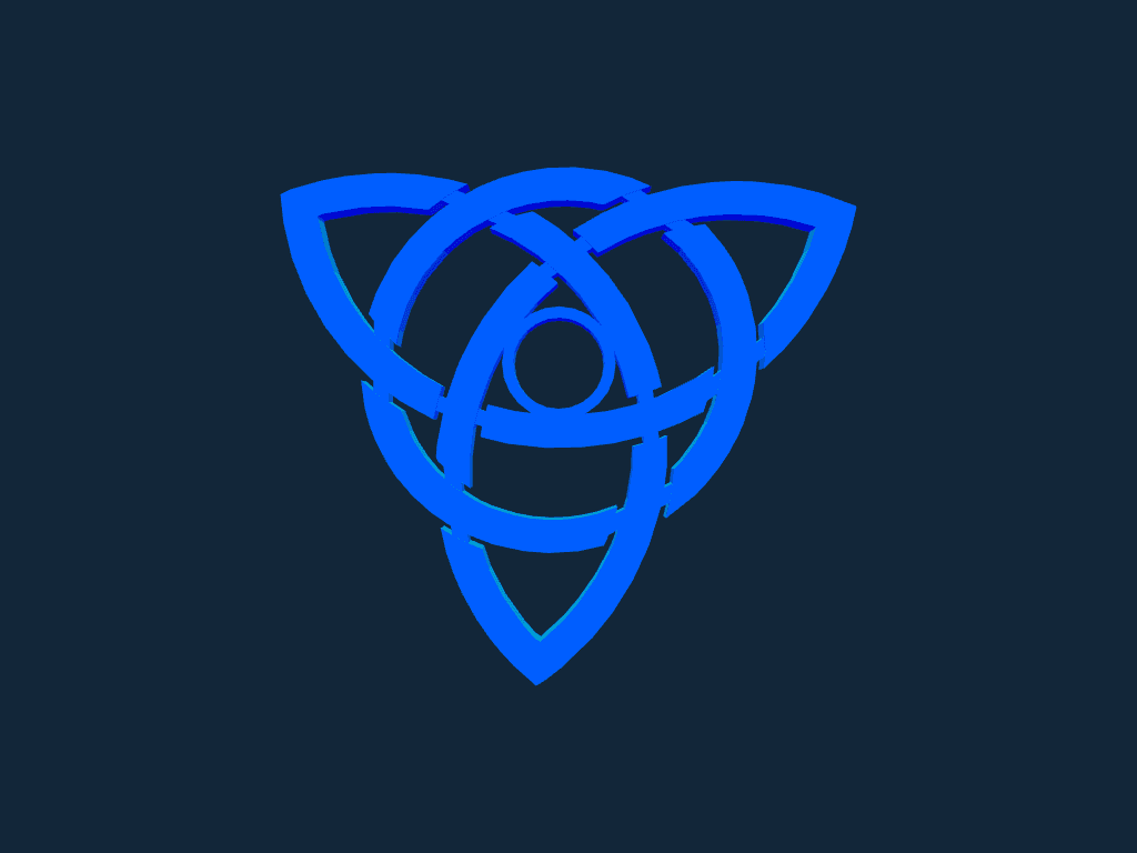 Celtic Knot Spinner 3D Model Free STL File for CNC