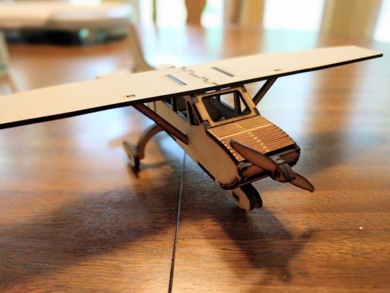 Cessna Airplane 3D Puzzle Laser Cut Vector File (SVG)