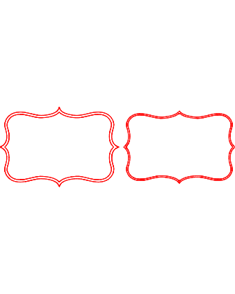 Classic Ornate Frames Vector Design DXF File