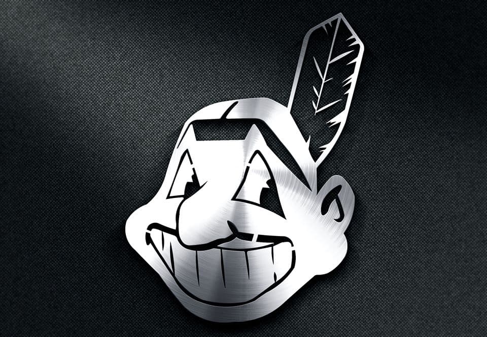 Cleveland Indians Chief Wahoo Logo Vector DXF File