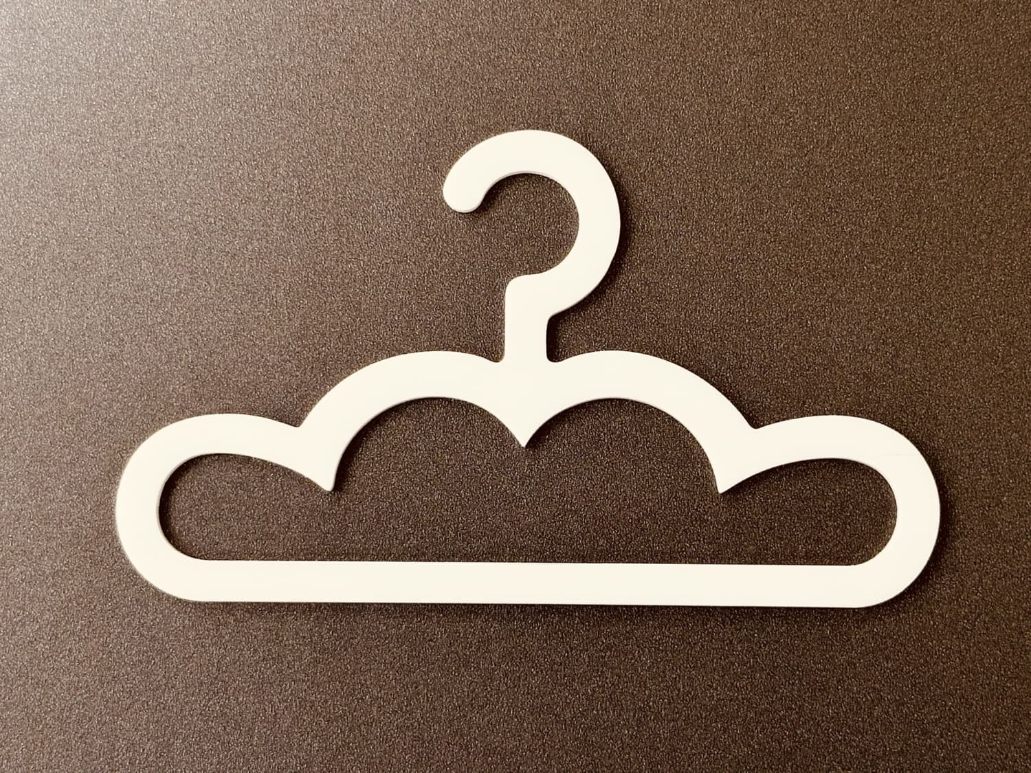 Cloud Shaped Kids Clothes Hanger Vector File for Laser Cutting