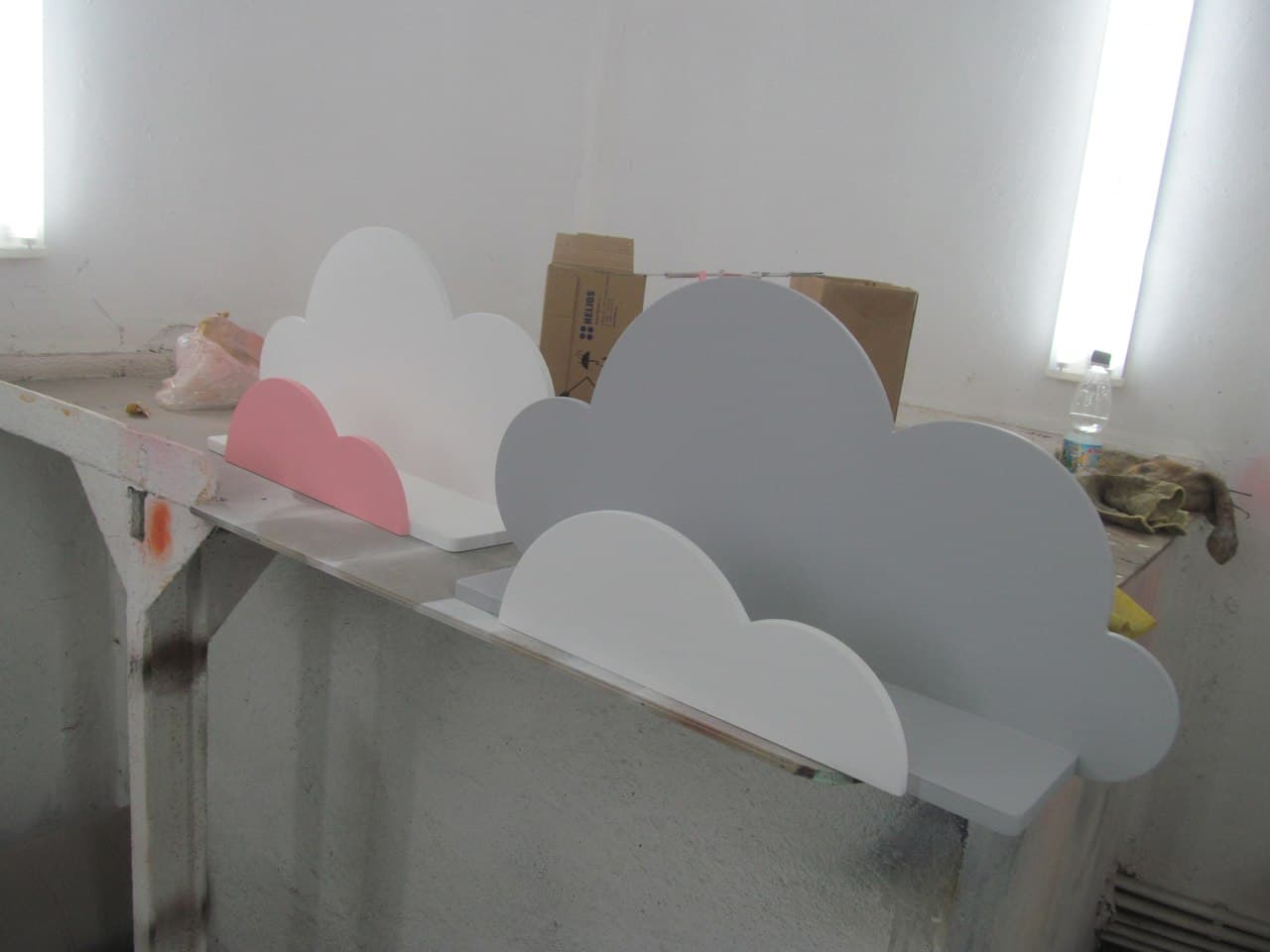 Cloud Wall Shelf Vector File for Laser Cutting (DXF, SVG, CDR)