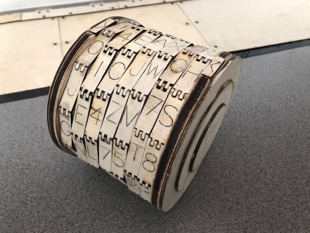 Cryptex Puzzle Box Laser Cut Vector File (DXF)