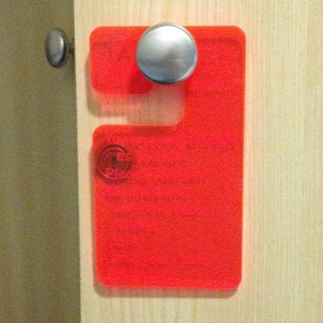 Customizable Door Knob Hanger Laser Cut Vector File