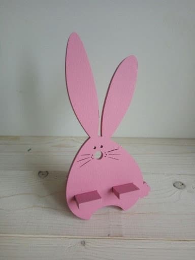 Cute Bunny Phone Holder Laser Cut Vector Design