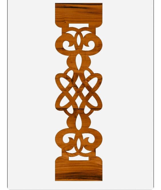 Decorative Ornamental Panel Vector Design SVG File