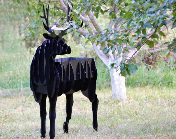 Deer BBQ Grill 3D Puzzle CNC Plan