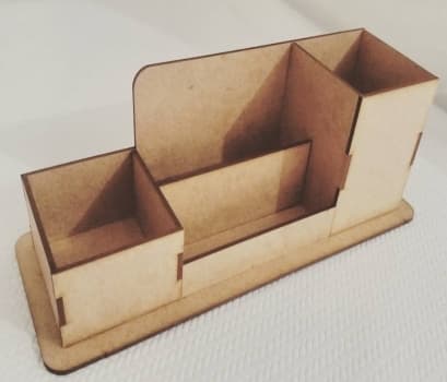 Desktop Organizer Laser Cut Vector File DXF