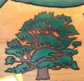 Detailed Bonsai Tree Vector File for CNC Laser Cutting (DXF)