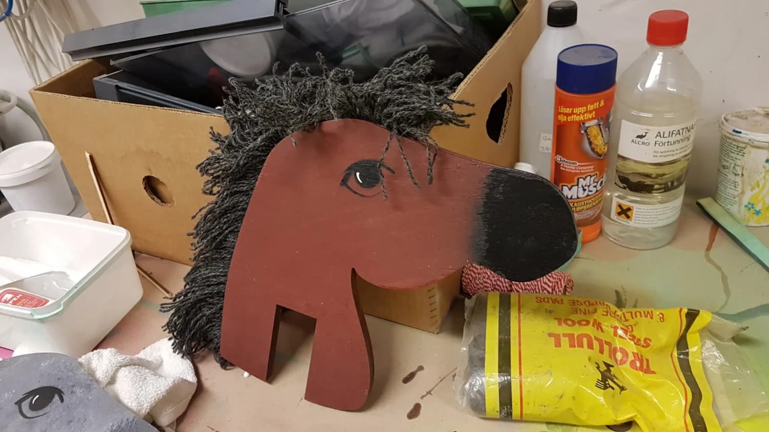 DIY Hobby Horse Head Laser Cut Vector Design DXF File