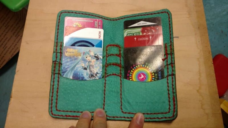 DIY Leather Card Wallet Vector Pattern for Laser Cutting