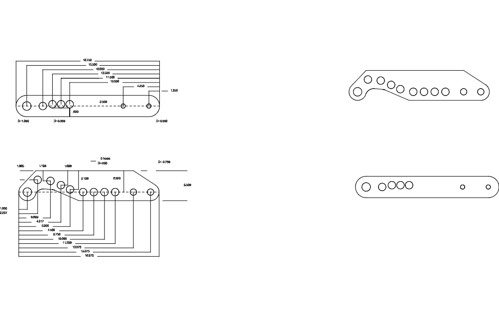 DIY Tube Bender Die Plates DXF Vector File