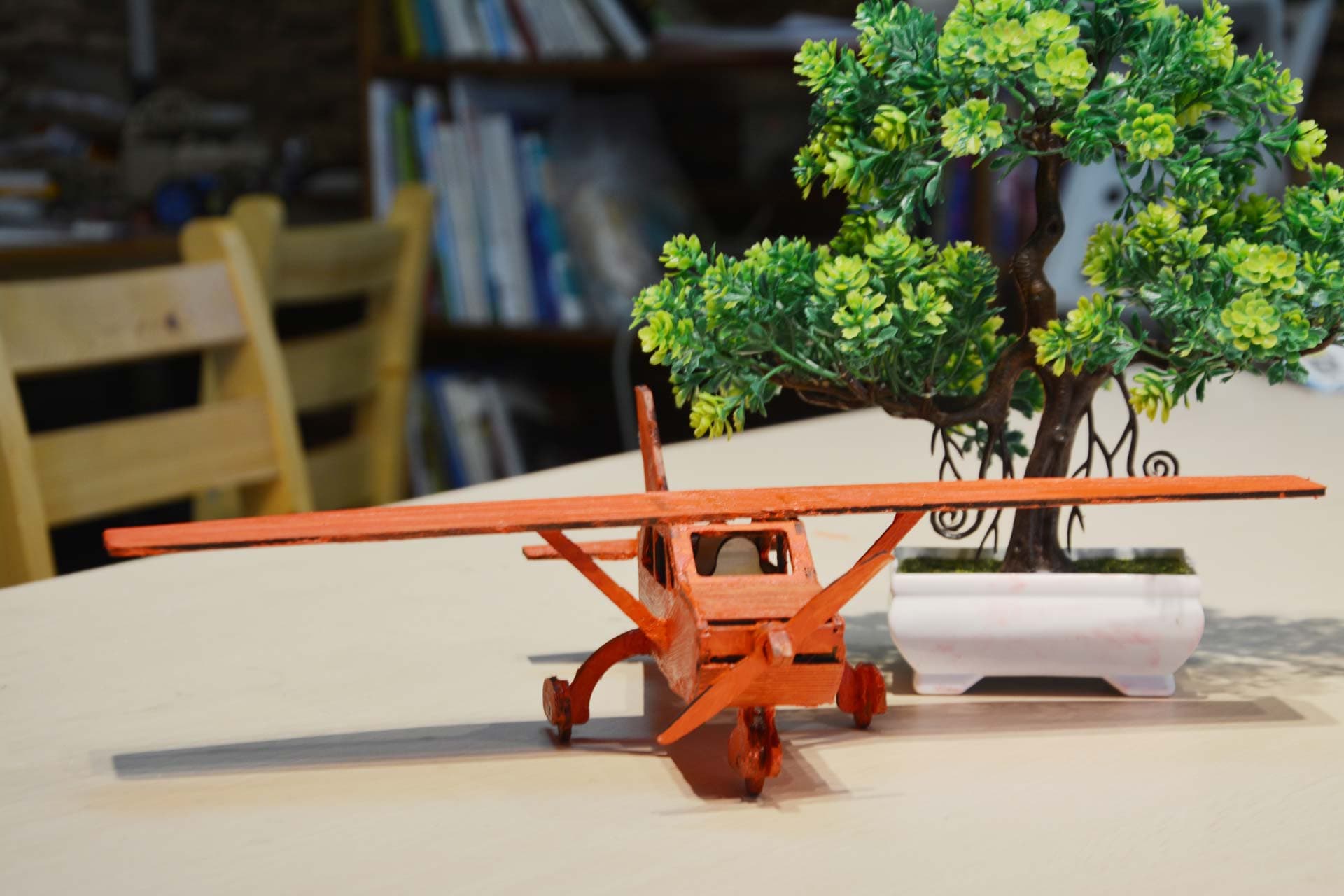 DIY Wooden Airplane 3D Puzzle Laser Cut Vector File