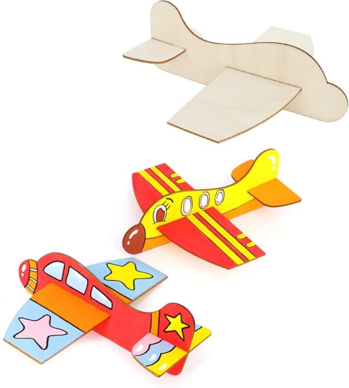 DIY Wooden Toy Airplane Vector Laser Cut File