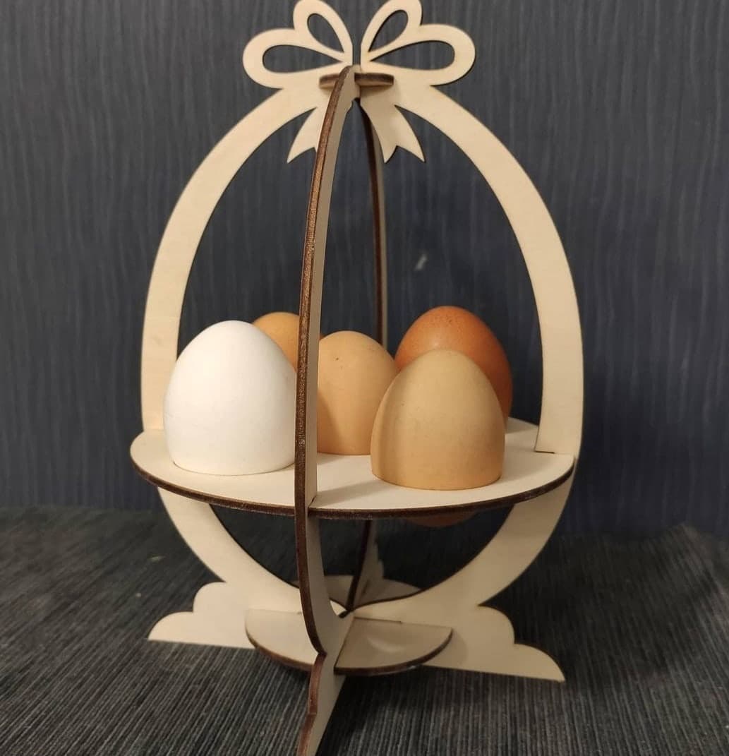 Easter Egg Stand Laser Cut Vector File