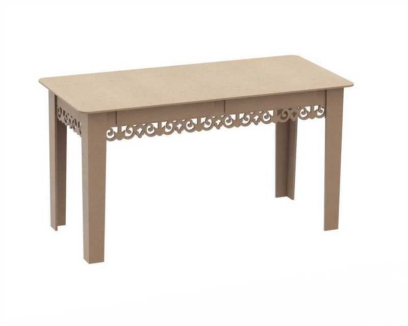 Elegant Decorative Coffee Table CNC Laser Cut Vector Plan