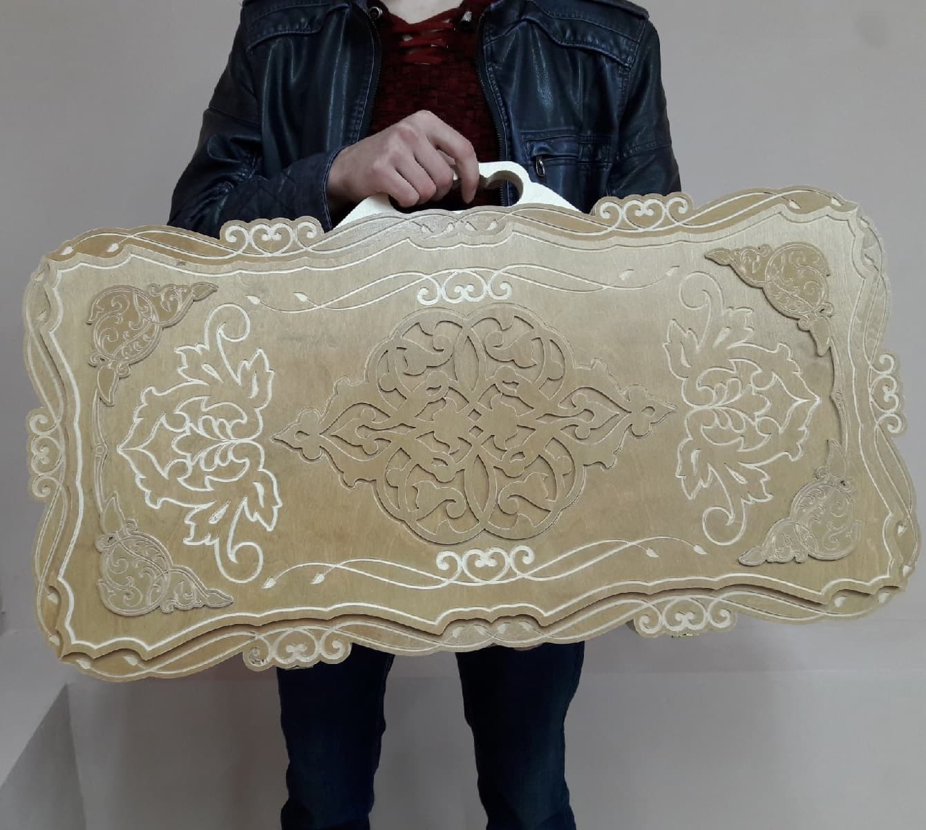 Elegant Decorative Wooden Skewer Box Vector Laser Cut DXF File