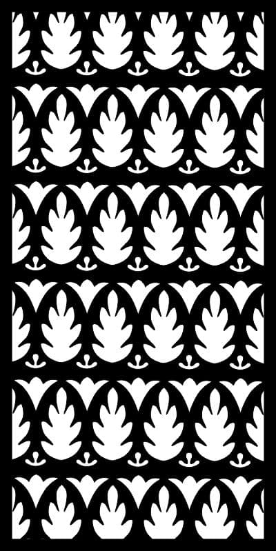 Elegant Floral Lattice Pattern Vector for Laser Cutting