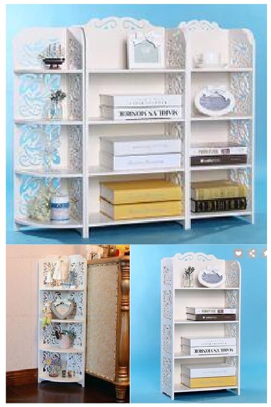 Elegant Laser Cut Storage Shelf Vector File for CNC