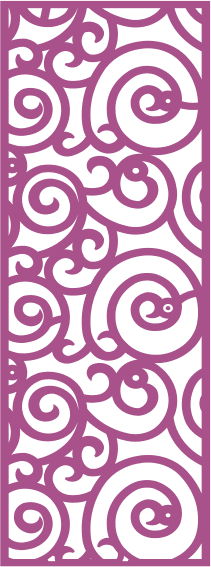 Elegant Swirl Pattern Decorative Screen Free Vector File