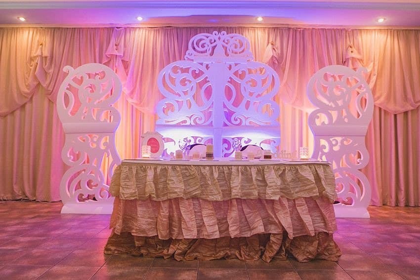 Elegant Wedding Backdrop Screen Laser Cut Vector File
