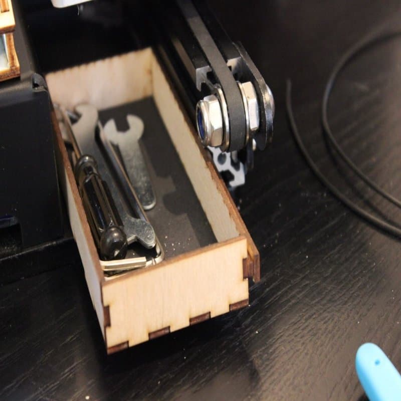 Ender 3D Printer Tool Tray Vector Laser Cut File