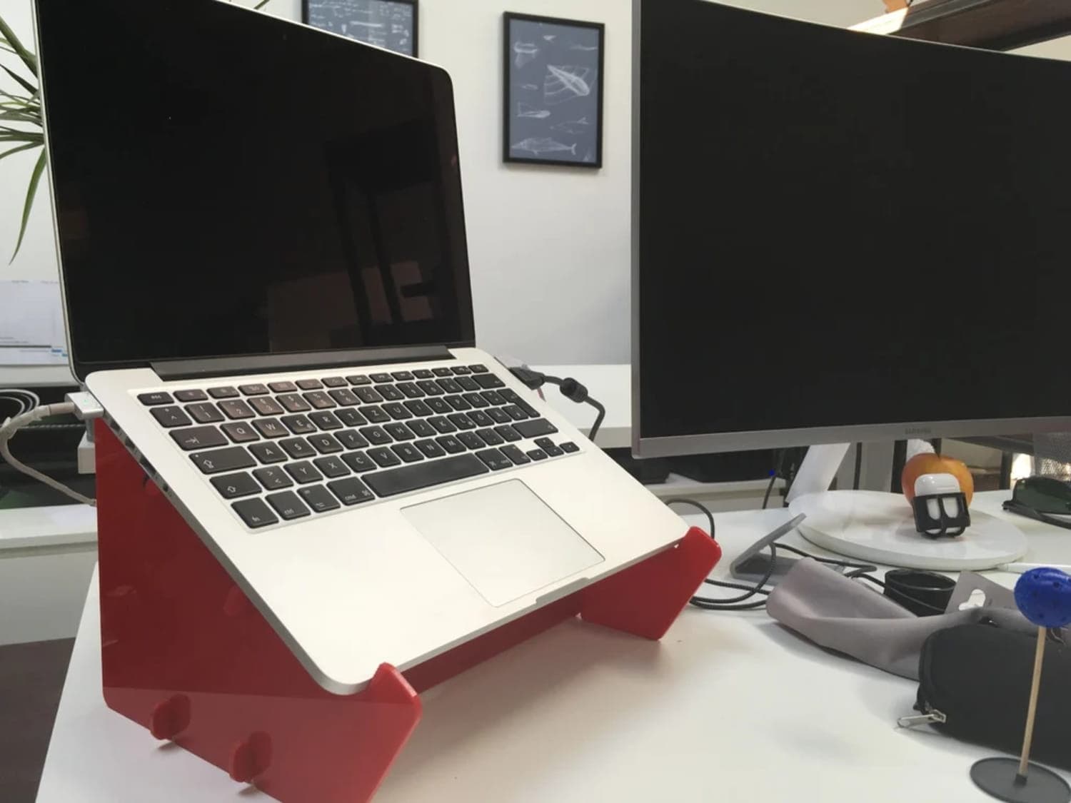 Ergonomic Laptop Stand Laser Cut Project DXF File