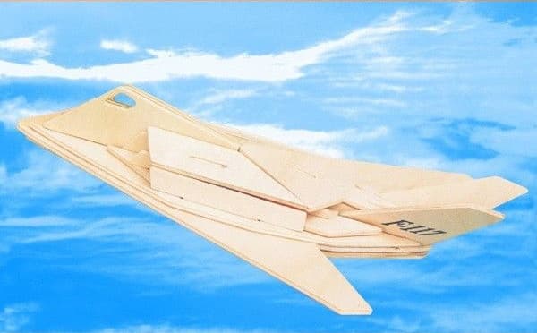 F-117 Nighthawk 3D Puzzle Laser Cut Vector Plan
