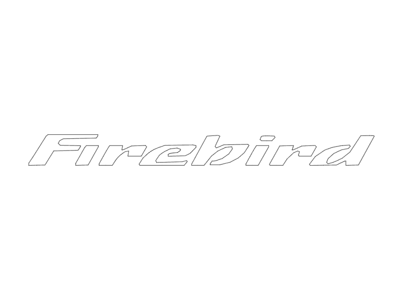 Firebird Car Logo Vector Design - Free DXF File